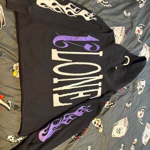 Vlone Men's Black and Navy Jacket